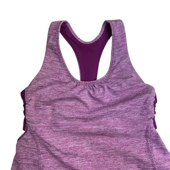 Lululemon Turbo Athletic Women's Tank Top Heathered Dewberry Purple Size 4 - Picture 3 of 10
